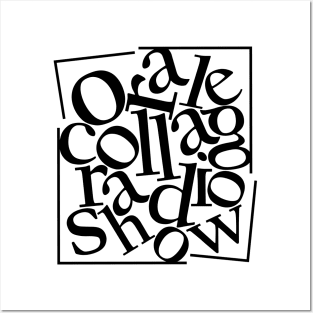 Oral Collage Radio Show | Jumbled Text Posters and Art